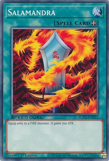 Salamandra Speed Duel GX: Duel Academy Box Yu-Gi-Oh! card
