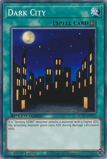 Dark City Speed Duel GX: Duel Academy Box Yu-Gi-Oh! card