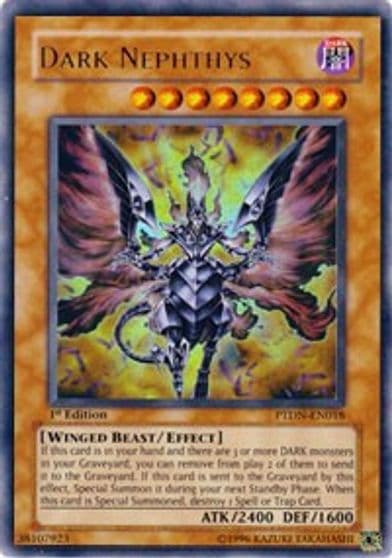 Dark Nephthys Phantom Darkness Yu-Gi-Oh! card