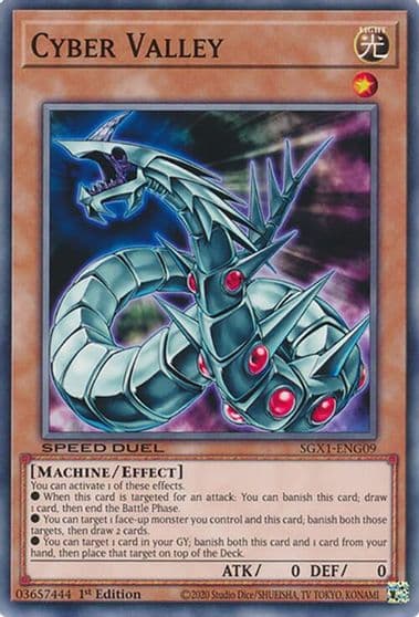 Cyber Valley Speed Duel GX: Duel Academy Box Yu-Gi-Oh! card