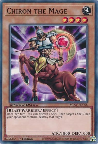 Chiron the Mage Speed Duel GX: Duel Academy Box Yu-Gi-Oh! card