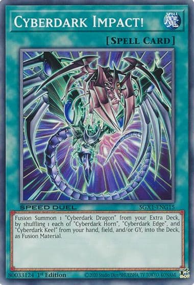 Cyberdark Impact Speed Duel GX: Duel Academy Box Yu-Gi-Oh! card