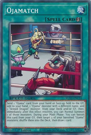 Ojamatch Speed Duel GX: Duel Academy Box Yu-Gi-Oh! card