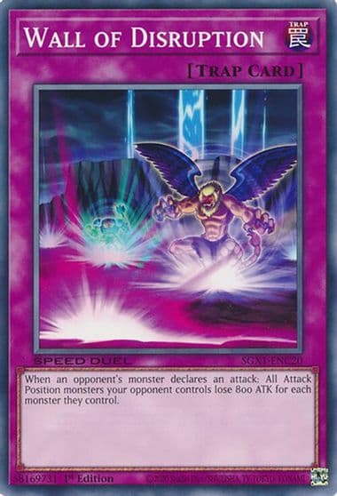 Wall of Disruption Speed Duel GX: Duel Academy Box Yu-Gi-Oh! card