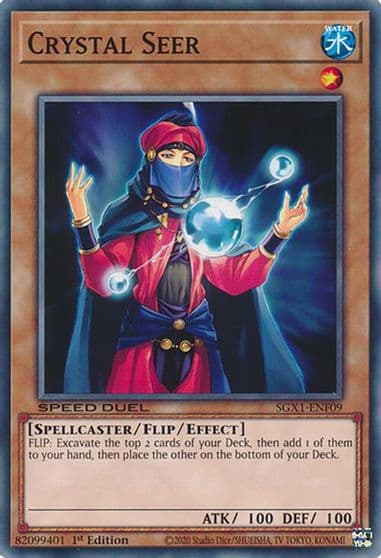 Crystal Seer Speed Duel GX: Duel Academy Box Yu-Gi-Oh! card