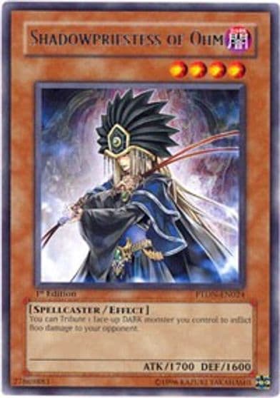 Shadowpriestess of Ohm Phantom Darkness Yu-Gi-Oh! card
