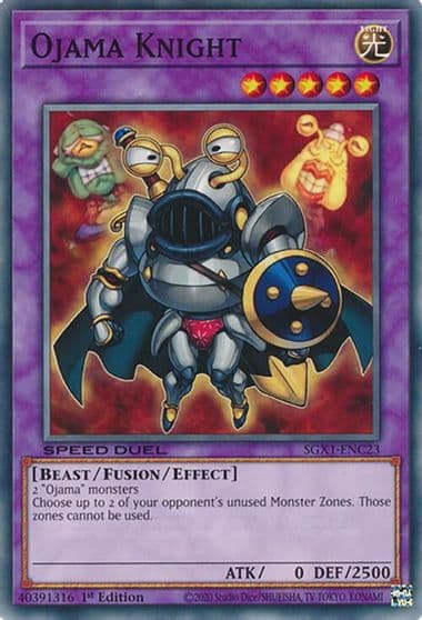 Ojama Knight Speed Duel GX: Duel Academy Box Yu-Gi-Oh! card