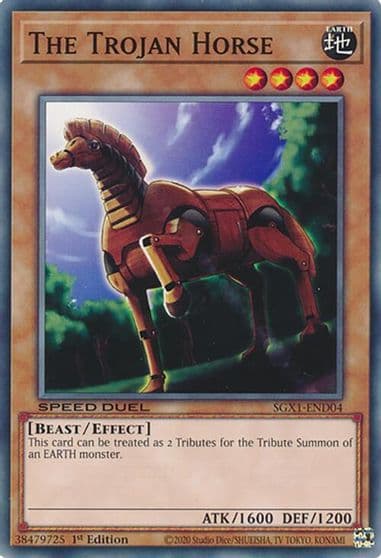 The Trojan Horse Speed Duel GX: Duel Academy Box Yu-Gi-Oh! card