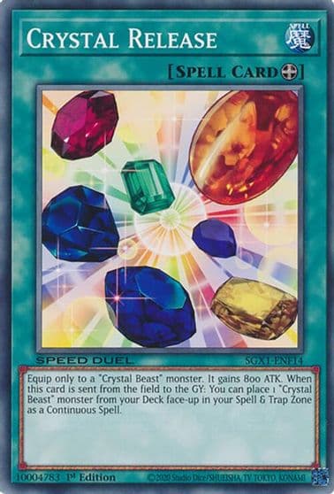 Crystal Release Speed Duel GX: Duel Academy Box Yu-Gi-Oh! card