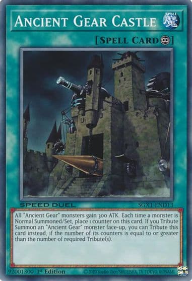 Ancient Gear Castle Speed Duel GX: Duel Academy Box Yu-Gi-Oh! card