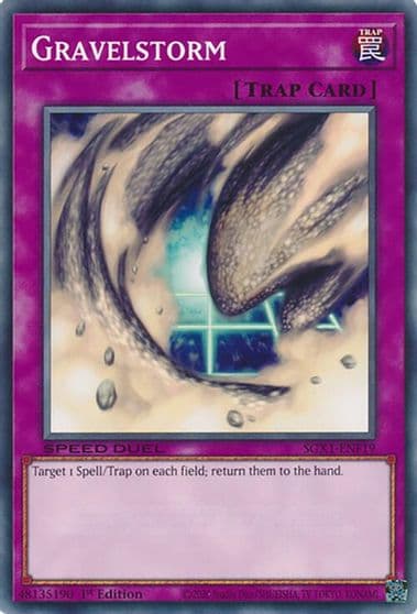 Gravelstorm Speed Duel GX: Duel Academy Box Yu-Gi-Oh! card