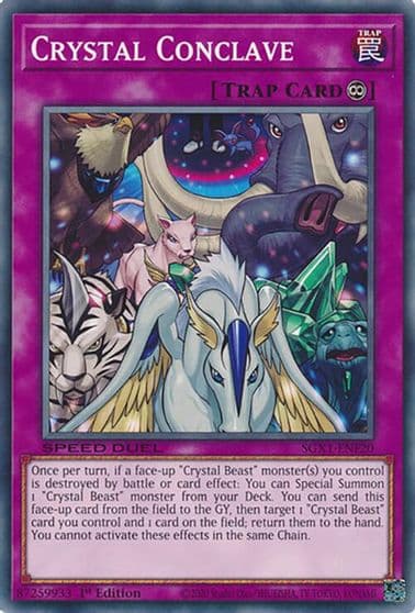 Crystal Conclave Speed Duel GX: Duel Academy Box Yu-Gi-Oh! card