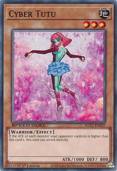 Cyber Tutu Speed Duel GX: Duel Academy Box Yu-Gi-Oh! card