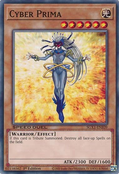 Cyber Prima Speed Duel GX: Duel Academy Box Yu-Gi-Oh! card
