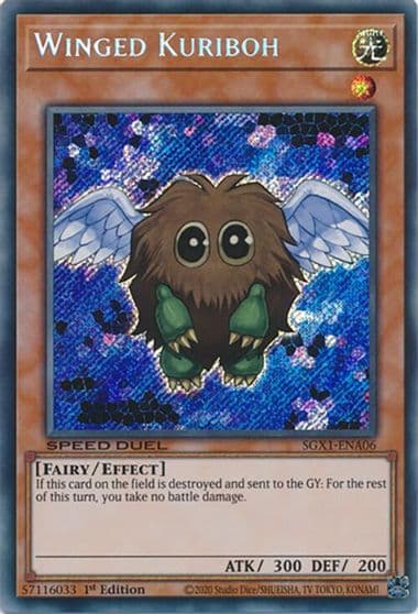 Winged Kuriboh Secret Rare Speed Duel GX: Duel Academy Box Yu-Gi-Oh! card