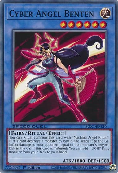 Cyber Angel Benten Speed Duel GX: Duel Academy Box Yu-Gi-Oh! card