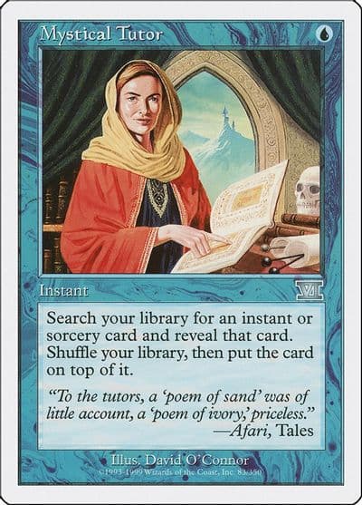 Mystical Tutor Classic Sixth Edition Magic card
