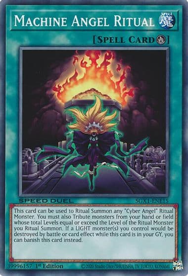 Machine Angel Ritual Speed Duel GX: Duel Academy Box Yu-Gi-Oh! card