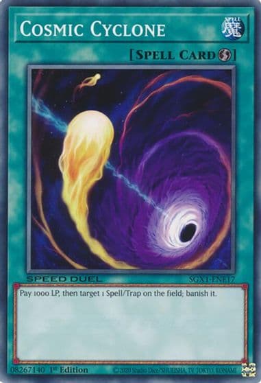 Cosmic Cyclone Speed Duel GX: Duel Academy Box Yu-Gi-Oh! card