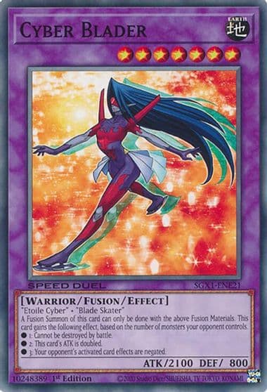 Cyber Blader Speed Duel GX: Duel Academy Box Yu-Gi-Oh! card