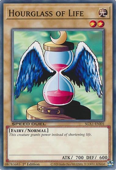 Hourglass of Life Speed Duel GX: Duel Academy Box Yu-Gi-Oh! card