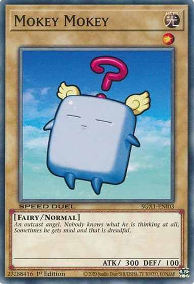 Mokey Mokey Speed Duel GX: Duel Academy Box Yu-Gi-Oh! card