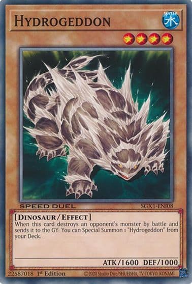 Hydrogeddon Speed Duel GX: Duel Academy Box Yu-Gi-Oh! card