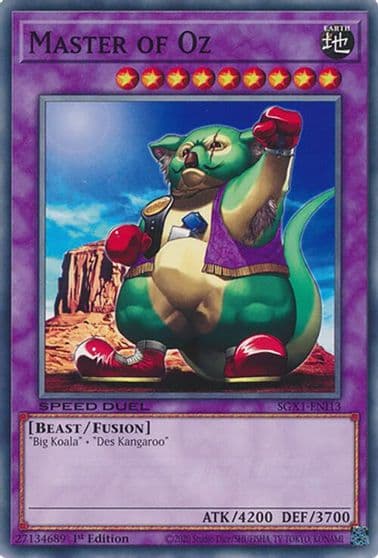 Master of Oz Speed Duel GX: Duel Academy Box Yu-Gi-Oh! card