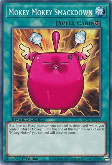 Mokey Mokey Smackdown Speed Duel GX: Duel Academy Box Yu-Gi-Oh! card