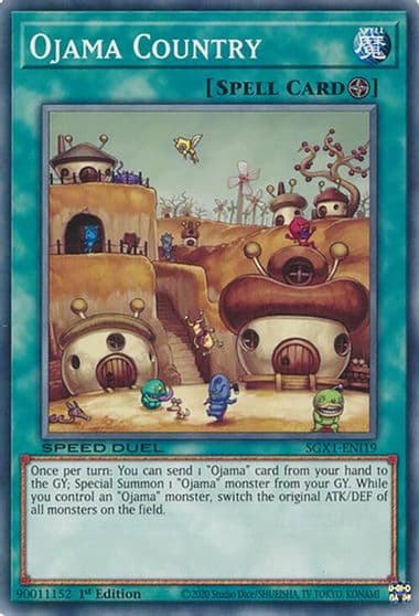 Ojama Country Speed Duel GX: Duel Academy Box Yu-Gi-Oh! card