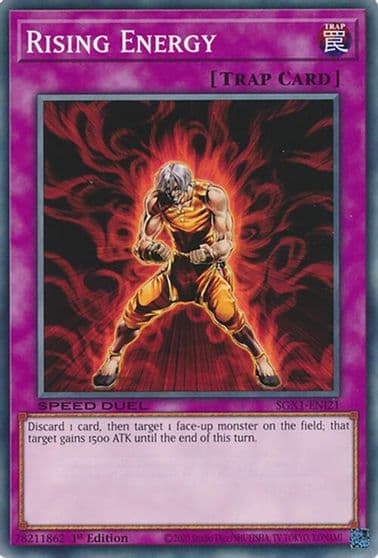 Rising Energy Speed Duel GX: Duel Academy Box Yu-Gi-Oh! card