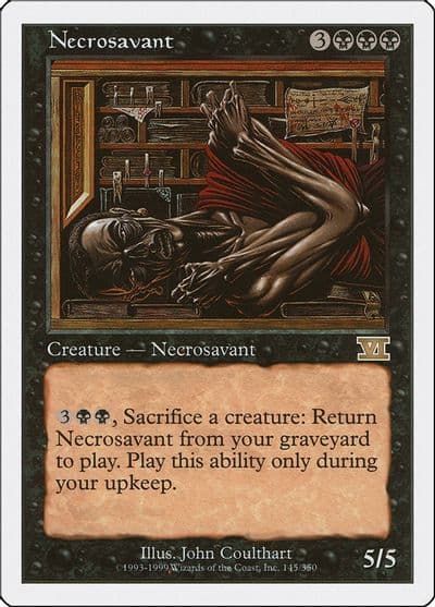 Necrosavant Classic Sixth Edition Magic card