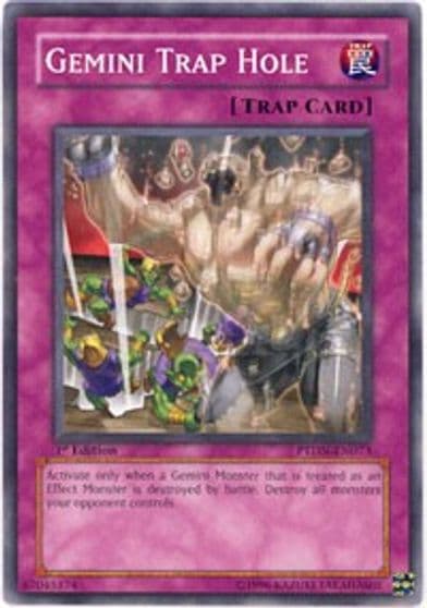 Gemini Trap Hole Phantom Darkness Yu-Gi-Oh! card