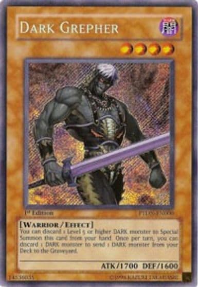 Dark Grepher Phantom Darkness Yu-Gi-Oh! card