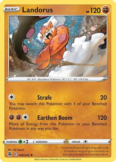 Landorus (Cosmos Holo) Blister Exclusives Pokemon card