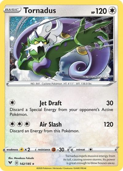 Tornadus (Cosmos Holo) Blister Exclusives Pokemon card