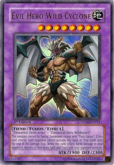 Evil Hero Wild Cyclone Duelist Pack 6: Jaden Yuki 3 Yu-Gi-Oh! card