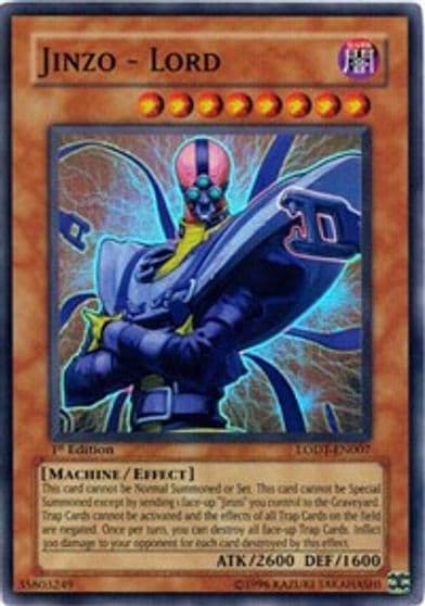 Jinzo Lord Light of Destruction Yu-Gi-Oh! card