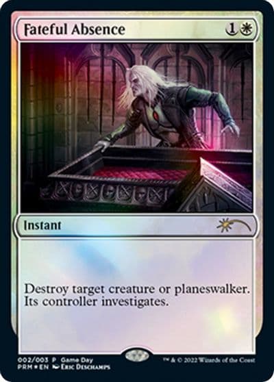 Fateful Absence Game Day & Store Championship Promos Magic card