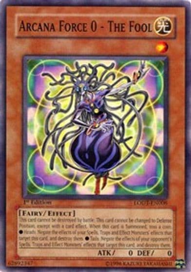 Arcana Force 0 The Fool Light of Destruction Yu-Gi-Oh! card