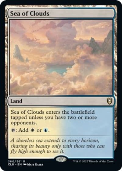 Sea of Clouds Commander Legends: Battle for Baldur's Gate Magic card