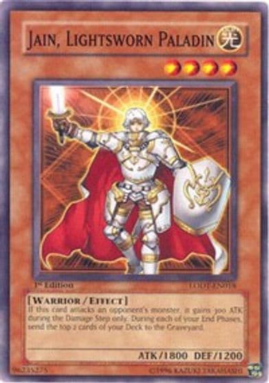 Jain Lightsworn Paladin Light of Destruction Yu-Gi-Oh! card