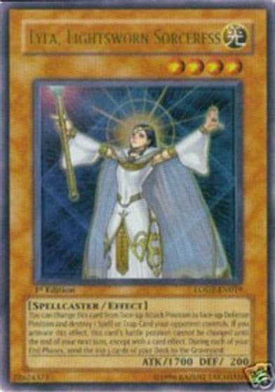 Lyla Lightsworn Sorceress Light of Destruction Yu-Gi-Oh! card