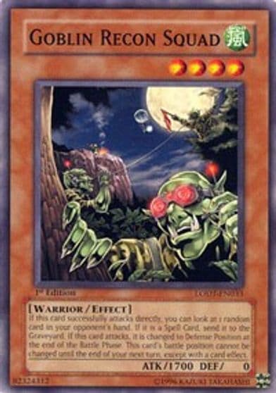 Goblin Recon Squad Light of Destruction Yu-Gi-Oh! card