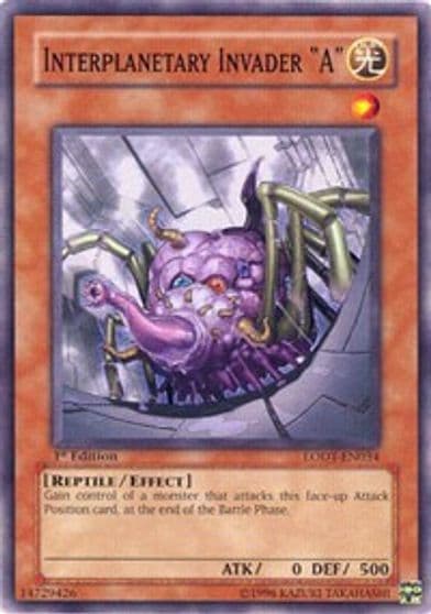 Interplanetary Invader A Light of Destruction Yu-Gi-Oh! card