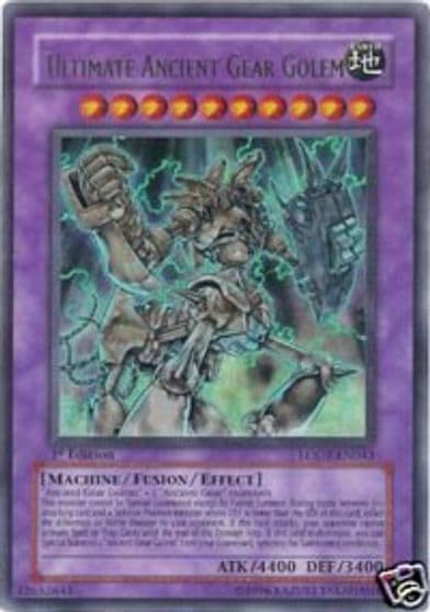 Ultimate Ancient Gear Golem Light of Destruction Yu-Gi-Oh! card
