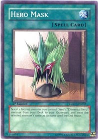 Hero Mask Light of Destruction Yu-Gi-Oh! card