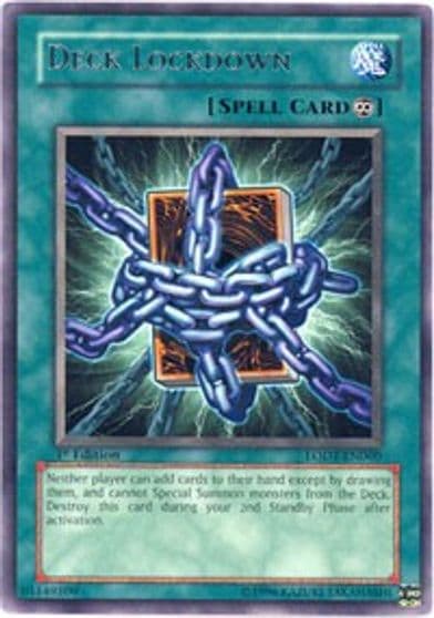 Deck Lockdown Light of Destruction Yu-Gi-Oh! card