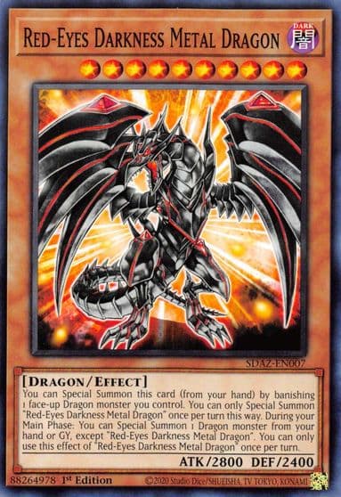 Red Eyes Darkness Metal Dragon Structure Deck: Albaz Strike Yu-Gi-Oh! card