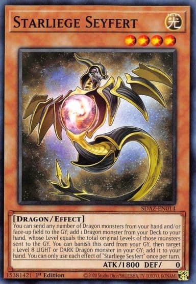 Starliege Seyfert Structure Deck: Albaz Strike Yu-Gi-Oh! card